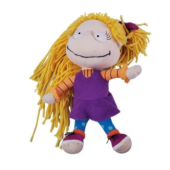 Vintage Nickelodeon Rugrats ANGELICA PICKLES 11" Tall Plush Stuff Doll - Picture 8 of 10